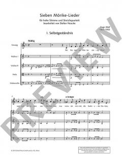 Sieben Mörike-Lieder von Hugo Wolf 