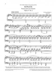 Klaviersonate (Mondscheinsonate) op. 27/2 von Ludwig van Beethoven im Alle Noten Shop kaufen