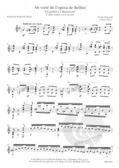 Air Varie De L'Opera De Bellini von Giulio Regondi 