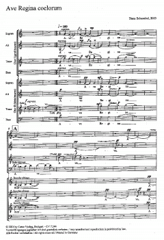 Ave regina coelorum (Hans Schanderl) 