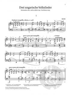 3 ungarische Volkslieder von Béla Bartók 