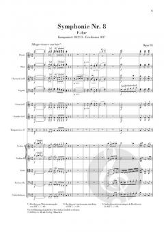 Symphonie Nr. 8 F-dur op. 93 von Ludwig van Beethoven 