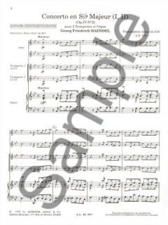 Concerto en Sib Majeur von Georg Friedrich Händel 
