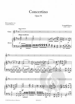 Concertino op. 54 von Leopold Jansa 
