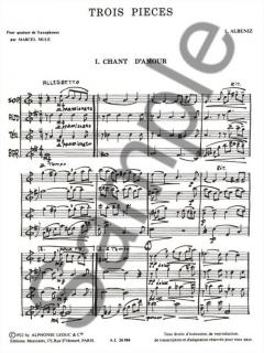 3 Pieces von Isaac Albéniz 