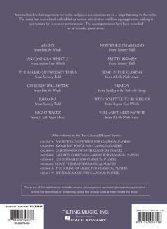 Sondheim for Classical Players von Stephen Sondheim 