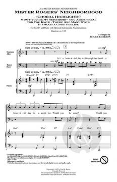 Mister Rogers' Neighborhood (Choral Highlights) von Fred Rogers 