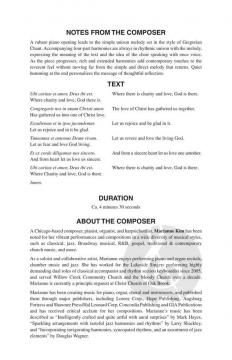 Ubi Caritas von Marianne Kim (Download) 