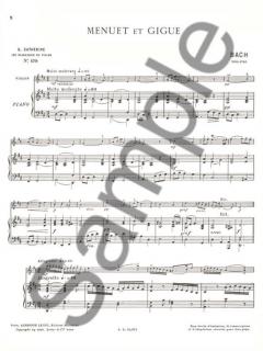 Menuet et Gigue von Johann Sebastian Bach 