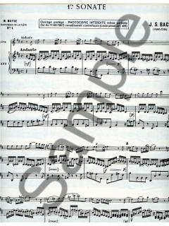 Sonate No. 1 (Si Mineur) von Johann Sebastian Bach 