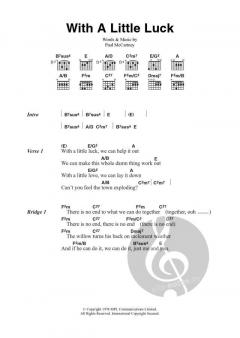 With A Little Luck von Wings (Download) 