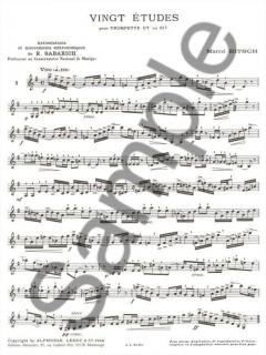 20 Etudes von Marcel Bitsch für Trompete im Alle Noten Shop kaufen