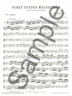 20 Etudes Melodiques Vol. 2 