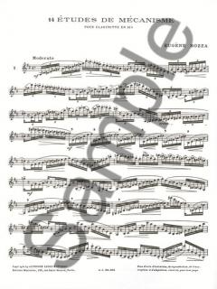 14 Etudes de Mecanisme von Eugene Bozza 