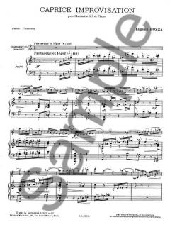Caprice-improvisation von Eugene Bozza 