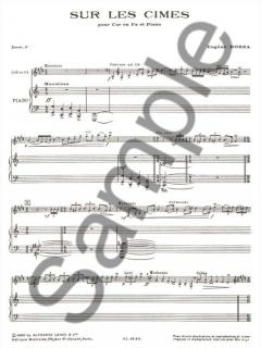 Sur Les Cimes von Eugene Bozza für Horn und Klavier
