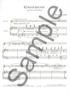 Cantecor op. 77 von Henri Busser für Horn und Klavier