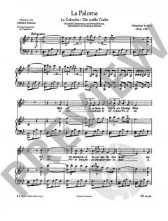 La Paloma von Sebastian de Yradier (Download) 