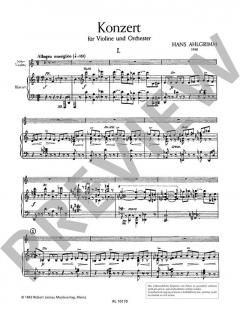Konzert d-Moll von Hans Ahlgrimm (Download) 