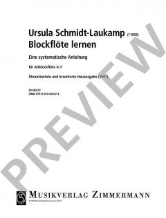 Blockflöte lernen von Ursula Schmidt-Laukamp (Download) im Alle Noten Shop kaufen