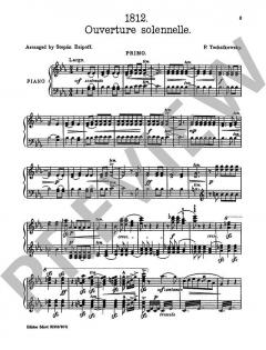 1812 - Ouverture Solennelle op. 49 von Peter Iljitsch Tschaikowsky 