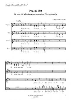 Psalm 150 von Lothar Graap 