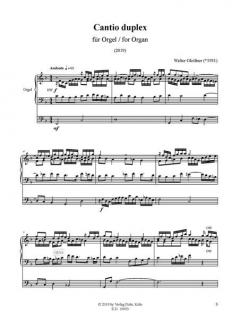 Cantio duplex von Walter Gleißner 