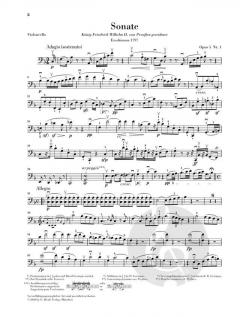 Sonate F-Dur op. 5 Nr. 1 von Ludwig van Beethoven 