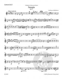 Sonate F-Dur op. 17 von Ludwig van Beethoven 
