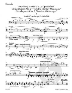 Streichquartett Nr. 2 op. 7 'Aus den Affenbergen' von Pavel Haas im Alle Noten Shop kaufen (Stimmensatz)