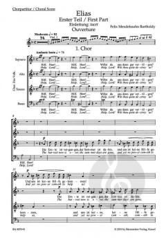 Elias (Elijah) op. 70 von Felix Mendelssohn Bartholdy 