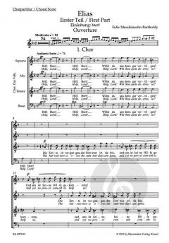 Elias (Elijah) op. 70 von Felix Mendelssohn Bartholdy (Download) 