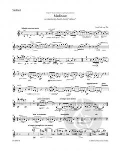 Meditation über den altböhmischen Choral 'St. Wenzeslaus' für Streichorchester op. 35a von Josef Suk im Alle Noten Shop kaufen (Partitur)