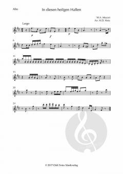 4 Arien aus 'Die Zauberflöte' von Wolfgang Amadeus Mozart 