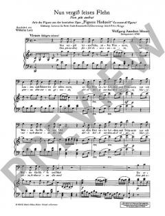 Nun vergiss leises Flehn von Wolfgang Amadeus Mozart 