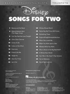 Disney Songs for 2 Trumpets im Alle Noten Shop kaufen
