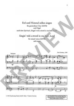 Erd und Himmel sollen singen von Gárdonyi, Zsolt (Download) 