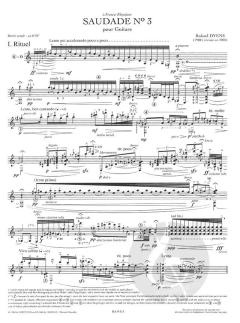 3 Saudades No.3 von Roland Dyens 