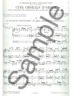 5 Chorals d'Orgue sur l'Antien Ne Du Magnificat Du St Sacrement von Roland Falcinelli 