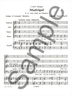Madrigal Op. 35 (Gabriel Fauré) 