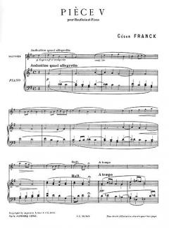 Piece V von Cesar Franck für Oboe und Klavier im Alle Noten Shop kaufen