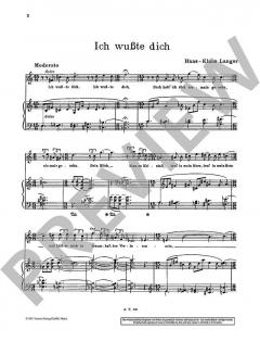 Begegnung für hohe Stimme und Klavier von Hans-Klaus Langer (Download) 