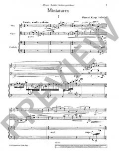 Miniaturen für Oboe, Fagott und Cembalo von Werner Kaegi (Download) 