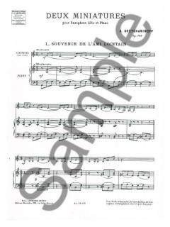 2 Miniatures Op. 145 Nr. 1 von Alexander Gretchaninoff 