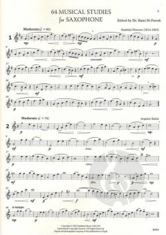 64 Musical Studies for All Saxophones von Rami El-Farrah 