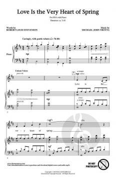 Love Is the Very Heart of Spring von Michael John Trotta (Download) 
