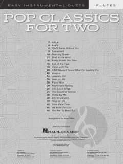 Pop Classics For 2 Flutes 