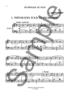 Promenade Au Bois Op.143 von Alexander Tichonowitsch Gretschaninow 