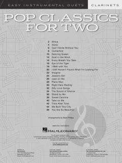 Pop Classics For 2 Clarinets 