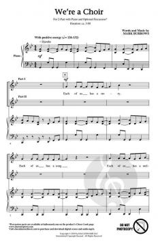 We're a Choir von Mark Burrows (Download) 